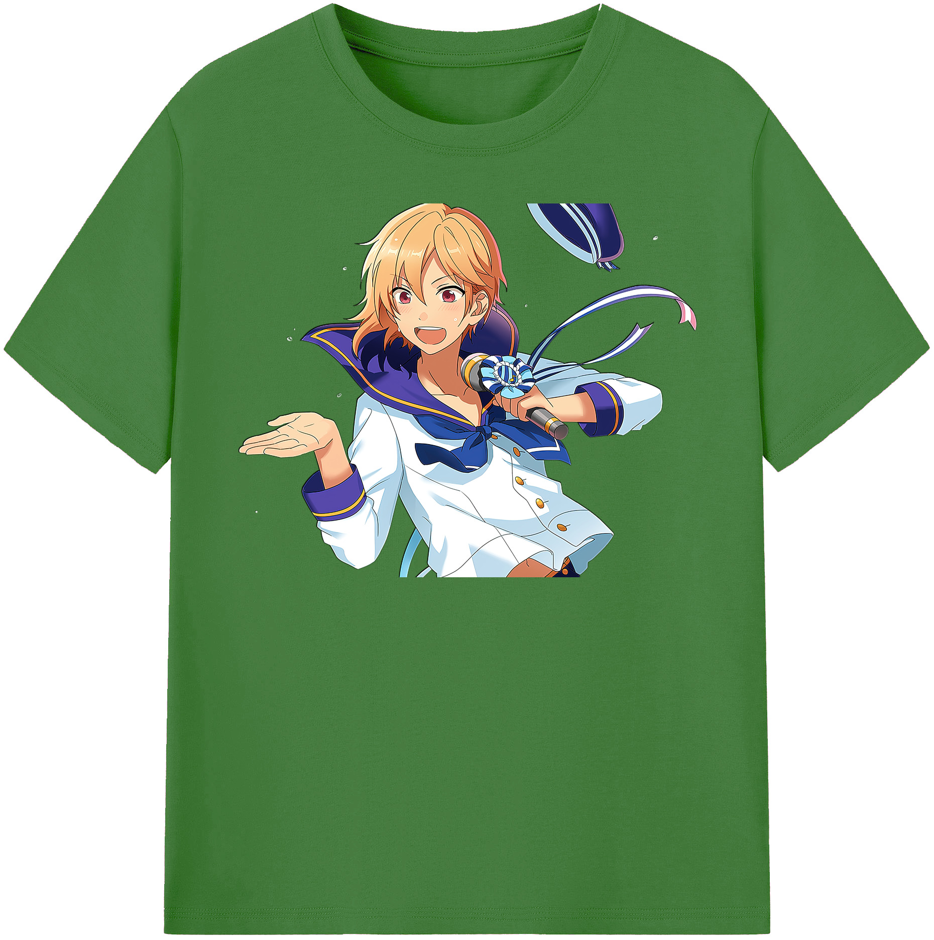 （画像用） あんさんぶるスターズ! Ensemble Stars レディースカジュアルプリントTシャツ（綿100％）